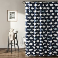 Engao Cartoon Blue-Sonic Kids Shower Curtain Bright Bathroom Decor Waterproof Shower Curtains with Hooks 60 X 72 Inch